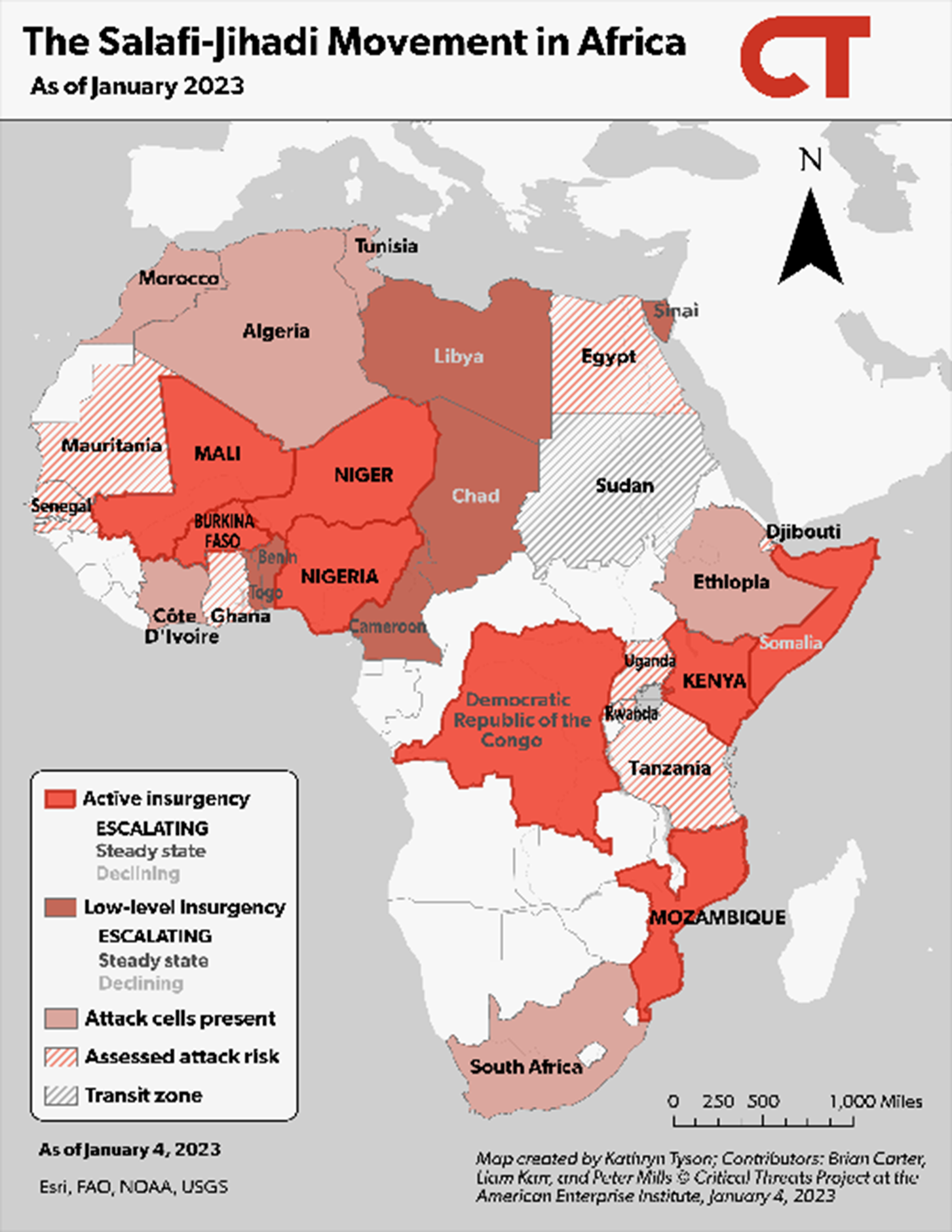 Salafi-jihadistiliikkeen leviäminen ja vahvistuminen Afrikassa