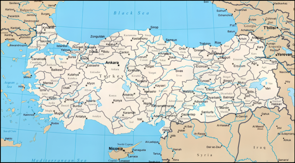 turkki kartta